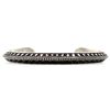 Image 1 : Navajo Sterling Carinated Ingot Double Sided Cuff Bracelet R Secatero