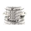 Image 6 : Navajo Sterling Carinated Ingot Double Sided Cuff Bracelet R Secatero