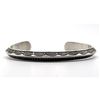 Image 1 : Navajo Sterling Carinated Ingot Double Sided Cuff Bracelet R Secatero