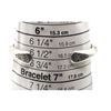 Image 2 : Navajo Sterling Carinated Ingot Double Sided Cuff Bracelet R Secatero