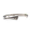 Image 3 : Navajo Sterling Carinated Ingot Double Sided Cuff Bracelet R Secatero