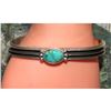 Image 3 : Navajo Royston Turquoise Sterling Silver Stacker Bracelet D. Yazzie