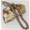 Image 1 : Navajo 12mm Pearls Necklace Sterling Silver Saucer Beads 86G F. Miller