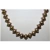 Image 3 : Navajo 12mm Pearls Necklace Sterling Silver Saucer Beads 86G F. Miller
