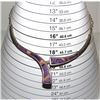 Image 2 : Navajo Sugilite Inlay Link Necklace Sterling Silver Calvin Begay