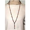 Image 1 : Long Navajo Pearls Necklace Sterling Silver Spiny Oyster Beads 37"L Becenti