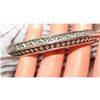 Image 2 : Navajo Sterling Carinated Ingot Double Sided Cuff Bracelet R Secatero