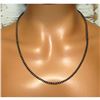 Image 2 : Navajo Pearls Necklace Sterling Silver Necklace 22"L