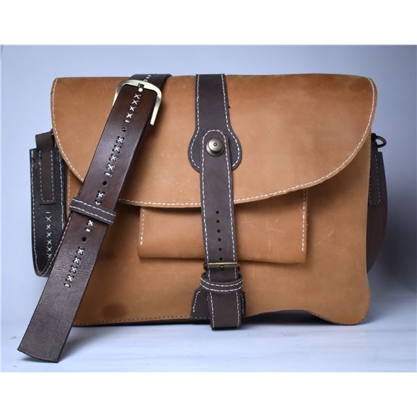 Leather Messenger Bag