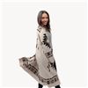 Image 2 : Alpaca Wool Long Jacquard Sweater