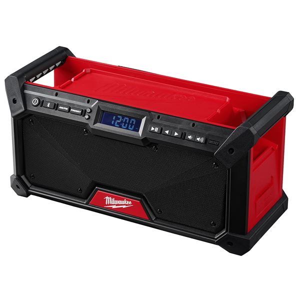 Milwaukee Bluetooth Jobsite Radio & Red Lithium Battery