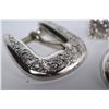Image 3 : Silver Belt Buckle, end tip & loop
