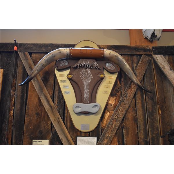 LIVE AUCTION ITEM – Engraved Longhorns
