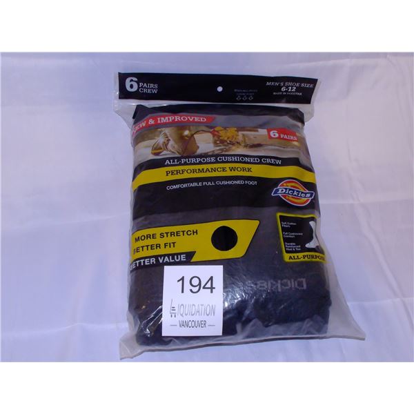 Pack of 6pcs - All Purpose Socks- Black