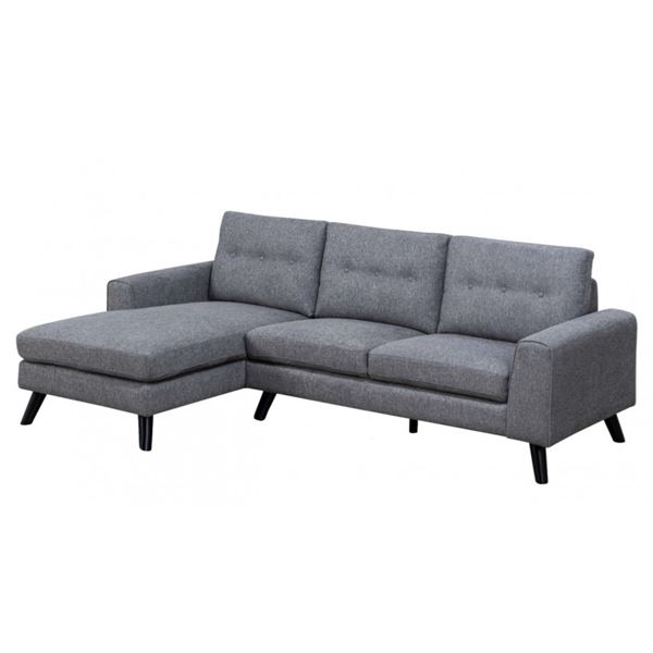 Brand New Cascade Sofa - Left side Lounge - Dark Grey
