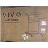 Image 2 : VIVO Mobile Height Adjustable Table Stand Up Desk with Storage ($150 Retail)