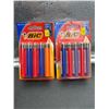 Image 1 : Lot of 2 BIC Multi-Color 5-Pack Lighters Set *Color Vary*