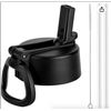 Image 1 : Hydro Flask Wide Mouth Flex Straw Cap With Two Straws