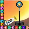 Image 1 : Sunset Lamp Light Projector with Color-Changing LED and USB Power