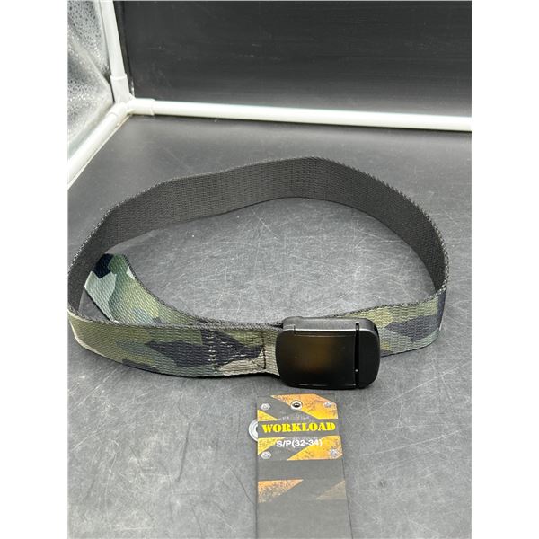 Workload Belt with Adjustable Camouflage Strap and Buckle – S/P (32-34)