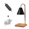 Image 1 : RENZGHYA Candle Warmer Desk Lamp with Black Shade