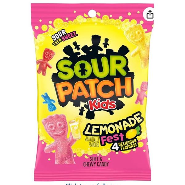 Sour Patch Kids Lemonade 4-Flavored Candy 12 x 150g