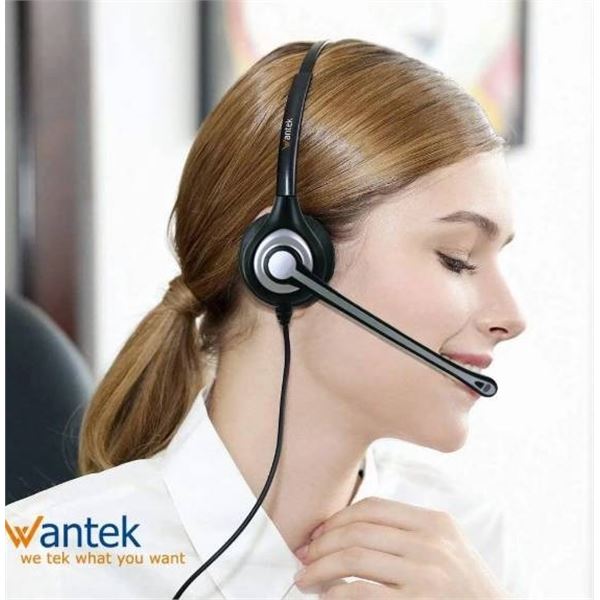 Wantek Call Center Headset Model A681 3.5