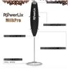 Image 1 : PowerLix MilkPro Handheld Milk Frother with Stainless Steel Whisk