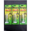 Image 1 : Krazy Glue All Purpose Super Glue 0.07 oz – Lot of 3