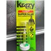 Image 2 : Krazy Glue All Purpose Super Glue 0.07 oz – Lot of 3