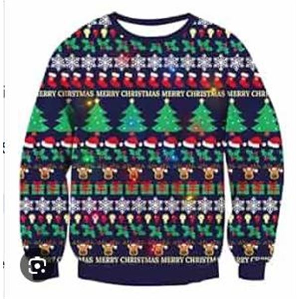 Freshhoodies Unisex Knitted Ugly Christmas Sweater Adult Large