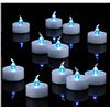 Image 1 : SingTok 24 Pcs Blue LED Tea Light Christmas Decorations