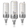 Image 1 : LED E12 25W Corn Light Bulbs, 2700K, Super Bright (3-Pack)