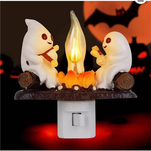 Ghost Campfire Flickering Night Light