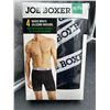 Image 2 : Joe Boxer Men’s Organic Cotton Boxer Briefs, 4-pack Size XL