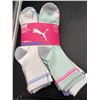 Image 2 : Puma Youth Drycell Low Crew Socks, 10 Pairs, Size 4-9.5