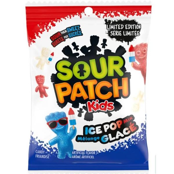 Sour Patch Kids Ice Pop Mix Sour Candy 9 x 150 g Limited Edition