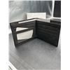 Image 2 : Johnnies Jeans Black Bifold Wallet with Card and ID Slots Dark Grey