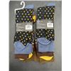 Image 2 : Lot of 2 Men’s Socks Sets of 3 pairs with Multicolor Designs and Patterns