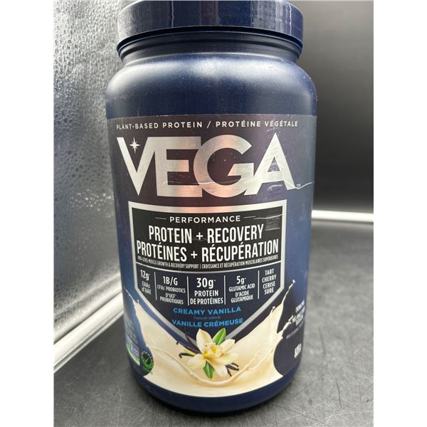 Vega Performance Protein + Recovery Plant-Based Powder, Creamy Vanilla, 826 g