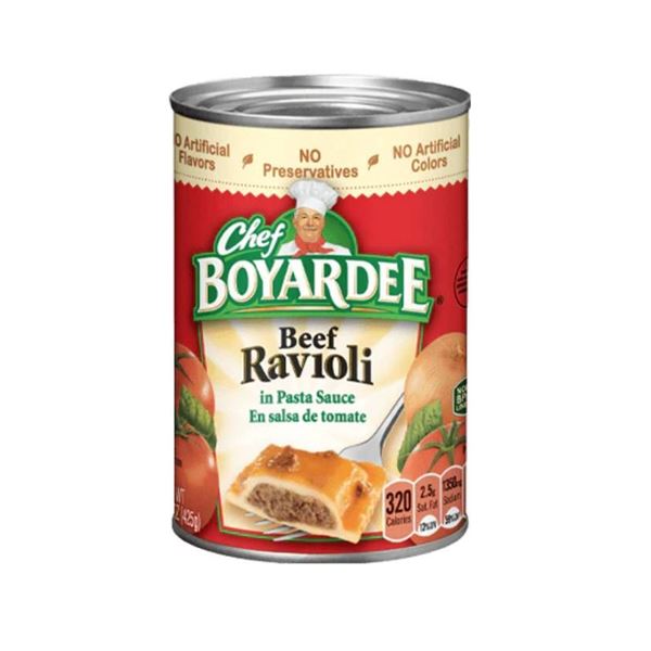 Chef Boyardee Beef Ravioli in Tomato & Meat Sauce, 8 Cans, 425 g Each