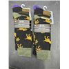 Image 1 : Lot of 2 Men’s Socks Sets of 3 pairs with Multicolor Designs and Patterns