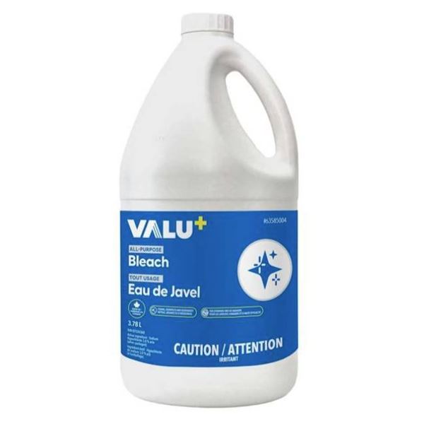 Valu+ All-Purpose Bleach 3.78L Bottles (Set of 2)