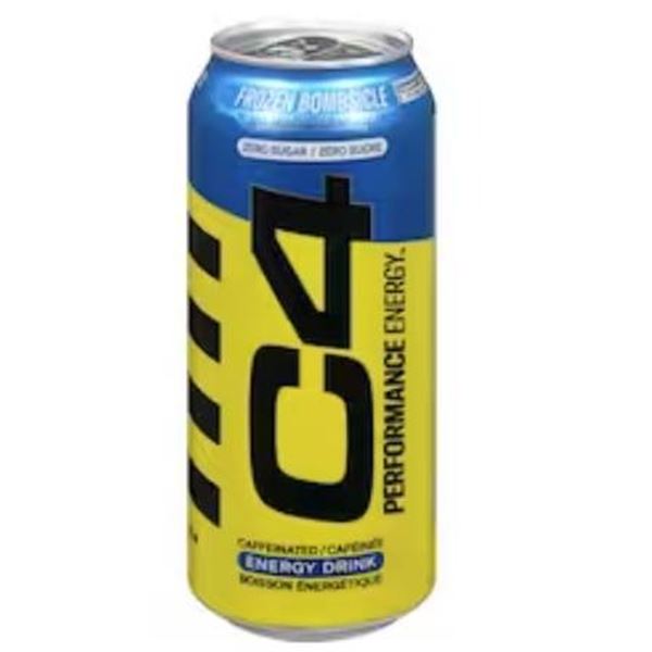 C4 Performance Energy Caffeinated Energy Drink, 473ml Each, Pack of 8