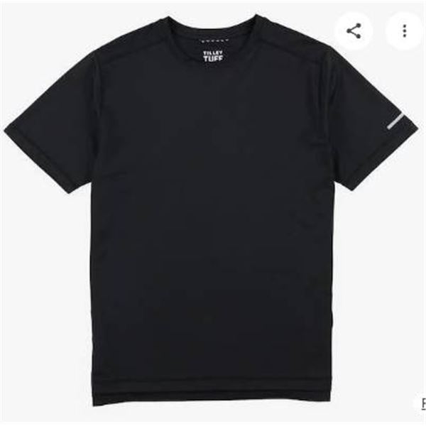 Tilley Tough XL Regular Dri-Fit Black Shirt