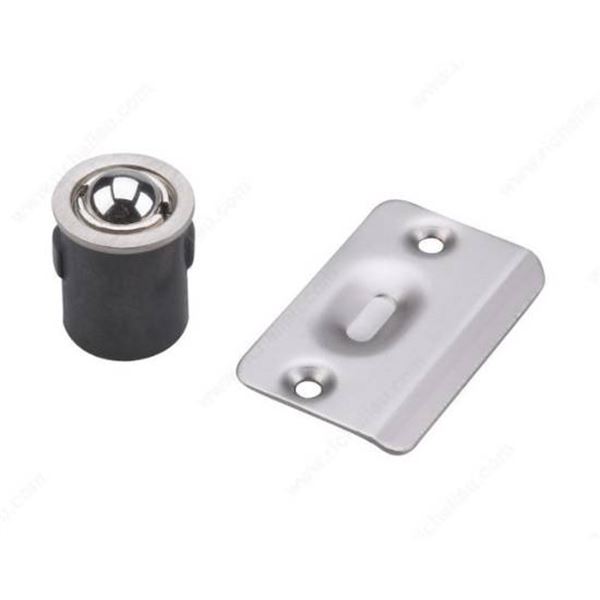 Lot of 5 – Onward 5037NB-V Brushed Nickel Adjustable Ball Catch, 1/PK