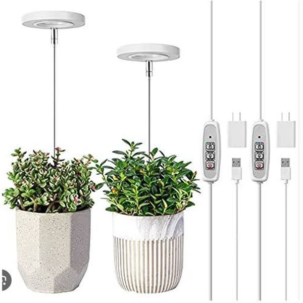 Lot of 2 – Lordem C0005 Mini Grow Light for Indoor Plants