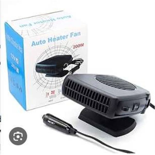 200W Auto Heater Fan – Hot and Cool Options