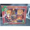 Image 2 : 1000-Piece Christmas Jigsaw Puzzle Featuring Santa and Tree