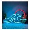 Image 1 : Wave Design LED Neon Light with USB Power Supply (Wave and Sun Shape)